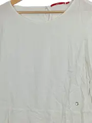 Vorschaubild 2 von Damen Bluse Langarm Weiß Gr. 36/S Casual Elegant