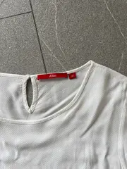 Vorschaubild 5 von Damen Bluse Langarm Weiß Gr. 36/S Casual Elegant