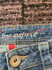 Vorschaubild 2 von EDC by Damen Jeans Shorts Bermuda Gr. W29/38 Blau Denim