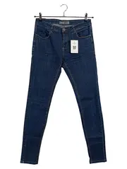 Vorschaubild 1 von AMISU Skinny Jeans Damen Gr. W29/32 Blau Stretch Denim Hose