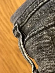 Vorschaubild 4 von Jeansrock Damen Gr. 34 Grau Reißverschluss Mini