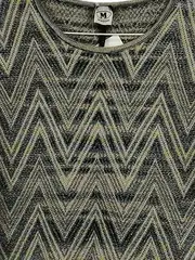 Vorschaubild 3 von Strickkleid T-Shirt Kleid XL Gestreift Metallic Wolle Mehrfarbig
