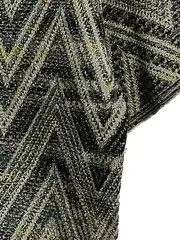 Vorschaubild 5 von Strickkleid T-Shirt Kleid XL Gestreift Metallic Wolle Mehrfarbig