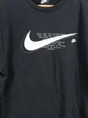 Vorschaubild 2 von Herren Sweatshirt Swoosh Logo Print Schwarz Gr. M Sportswear