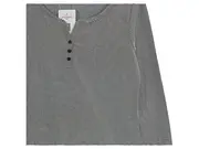 Vorschaubild 3 von Langarmshirt Damen Gr. 38/M Blau Gestreift Knopfleiste Casual