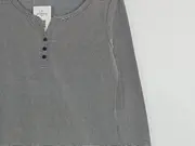 Vorschaubild 6 von Langarmshirt Damen Gr. 38/M Blau Gestreift Knopfleiste Casual