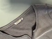 Vorschaubild 7 von Langarmshirt Damen Gr. 38/M Blau Gestreift Knopfleiste Casual