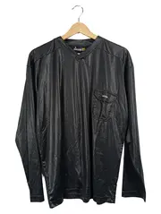 Vorschaubild 1 von Herren Langarmshirt Streetwear Polyester Schwarz Gr. M