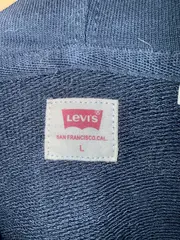 Vorschaubild 4 von Herren Hoodie Kapuzenpullover Logo-Print Blau Gr. L