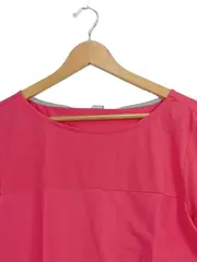 Vorschaubild 2 von Damen T-Shirt Gr. 40/L Pink Casual Kurzarm Baumwolle