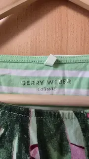 Vorschaubild 4 von Damen T-Shirt Gr. 40/L Grün Florales Muster Casual