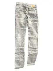 Vorschaubild 2 von Damen Destroyed Jeans Grau Skinny Fit Ripped Gr. 34 W26