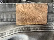 Vorschaubild 6 von Damen Destroyed Jeans Grau Skinny Fit Ripped Gr. 34 W26