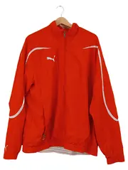 Vorschaubild 1 von Trainingsjacke Herren Gr. L Rot Sportjacke Windbreaker