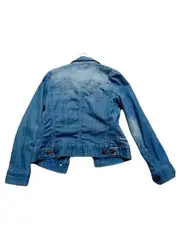 Vorschaubild 2 von Damen Jeansjacke Blau Gr. M 38 Baumwolle Casual Freizeit