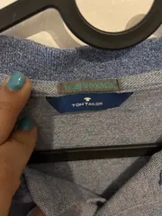 Vorschaubild 9 von Herren Langarm Poloshirt Blau 2XL