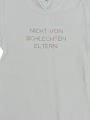 Vorschaubild 3 von Baby Body "Nicht von schlechten Eltern" Gr. 80 Weiß Baumwolle