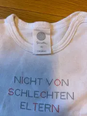 Vorschaubild 5 von Baby Body "Nicht von schlechten Eltern" Gr. 80 Weiß Baumwolle
