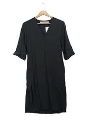 Vorschaubild 1 von & OTHER STORIES Blusenkleid Damen Gr. 34/XS Schwarz Klassisch Elegant Viskose