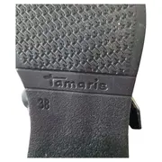 Vorschaubild 5 von Tamaris Damen Stiefelette Schwarz Gr. 38 Perlen Nieten Biker Boots Leder