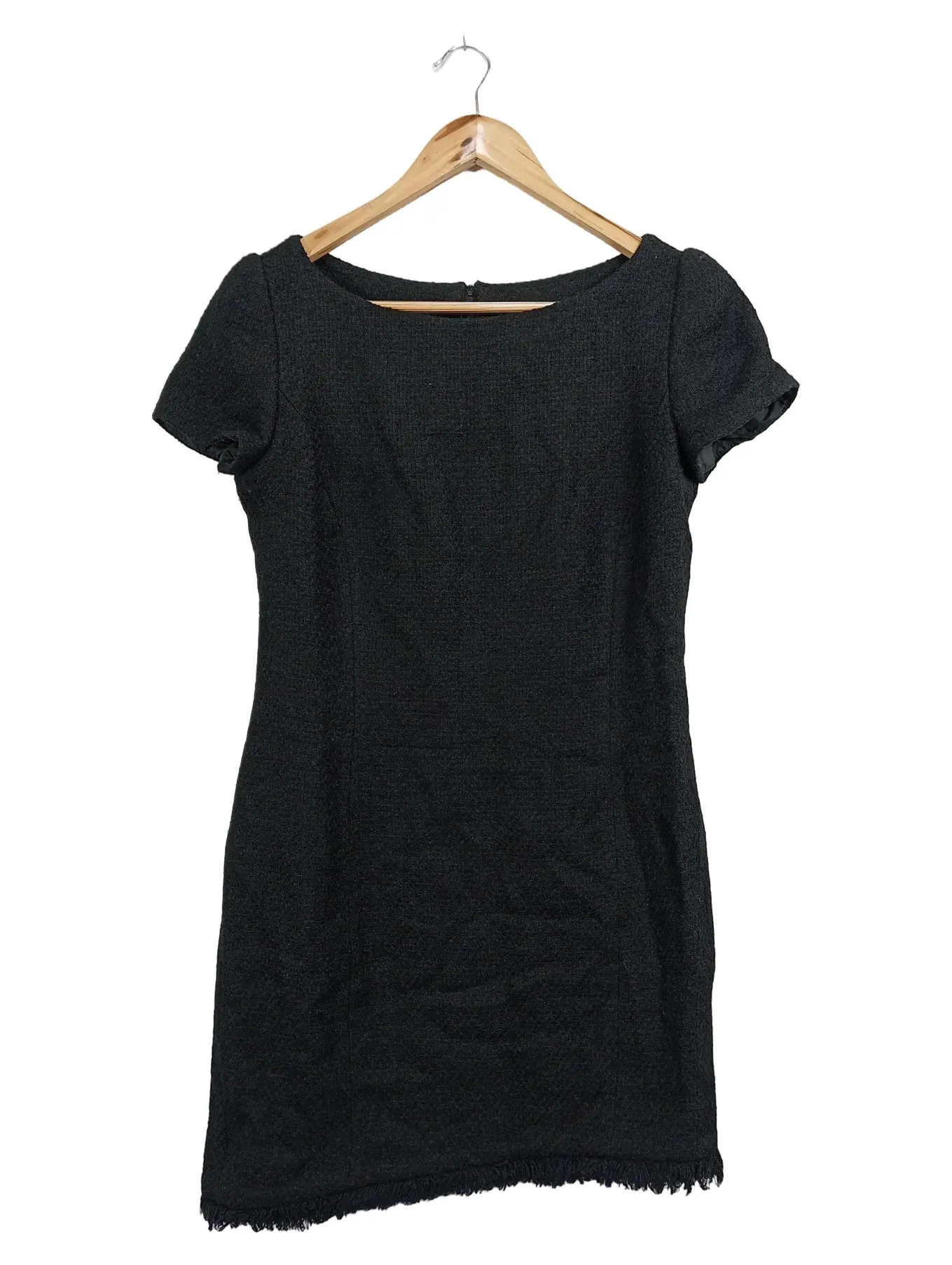 RENA LANGE Etuikleid Gr. 38/M Schwarz Elegant Strukturmuster Minikleid