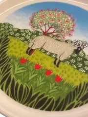 Vorschaubild 2 von Sammelteller 3451 Schaf Porzellan Mehrfarbig 10cm