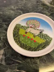 Vorschaubild 5 von Sammelteller 3451 Schaf Porzellan Mehrfarbig 10cm