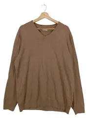 Vorschaubild 1 von Herren Pullover XL Braun V-Ausschnitt Baumwolle Casual