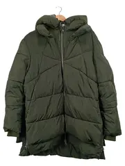 Vorschaubild 3 von Steppjacke Damen Winterjacke Kapuze Oliv Gr. L/40