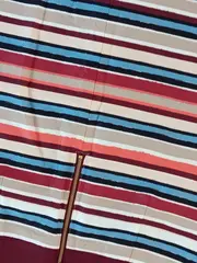 Vorschaubild 3 von Damen Faltenrock gestreift Gr. 34/XS Casual Mehrfarbig Baumwolle