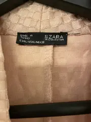 Vorschaubild 5 von Etuikleid Damen Beige Gr. 40/L Business Elegant Strukturmuster Midikleid