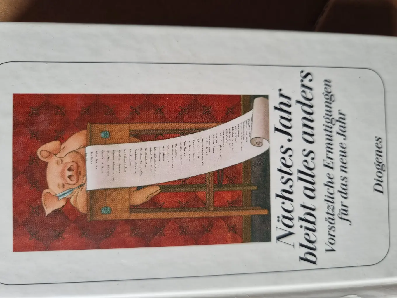 Nächstes Jahr bleibt alles anders Humorbuch Diogenes Hardcover Deutsch