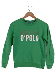 Vorschaubild 1 von Pullover Grün Logo-Print Baumwolle Gr. 152 Casual