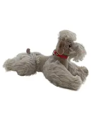 Vorschaubild 2 von Kuscheltier Hund Grau Vintage Plüschtier Stofftier 13 cm