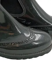 Vorschaubild 2 von Damen Chelsea Boots Stiefelette Gr. 38 Schwarz Gummistiefel Praktisch