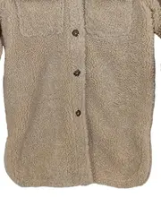 Vorschaubild 5 von Kinder Teddy Fleece Jacke Beige Gr. 152 Hemdjacke Herbst Winter