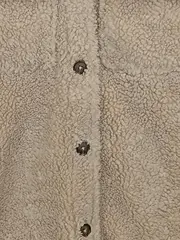 Vorschaubild 6 von Kinder Teddy Fleece Jacke Beige Gr. 152 Hemdjacke Herbst Winter