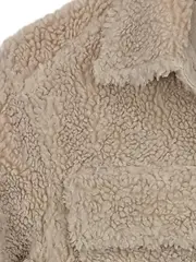 Vorschaubild 7 von Kinder Teddy Fleece Jacke Beige Gr. 152 Hemdjacke Herbst Winter