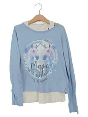 Vorschaubild 1 von Mädchen Langarmshirt Einhorn Magic Gr. 134/140 Blau Pailletten