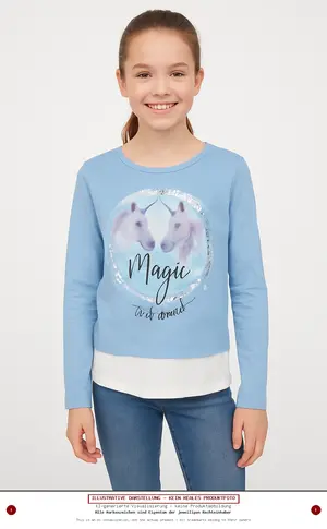 YIGGA Langarmshirt