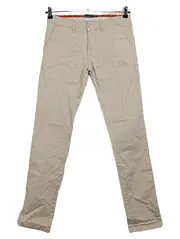 Vorschaubild 1 von Man Herren Chino Stoffhose Beige Größe 36 W29 Slim Fit Basic