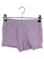 Vorschaubild 1 von Mädchen Shorts Gr. 140 Lila Gepunktet Gummibund Baumwolle