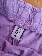 Vorschaubild 2 von Mädchen Shorts Gr. 140 Lila Gepunktet Gummibund Baumwolle