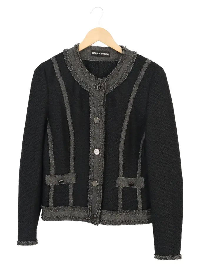 GERRY WEBER Leichte Jacke Damen Elegant Business Schwarz