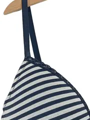 Vorschaubild 2 von Damen BH gestreift 80B Baumwolle Spitze Casual Mehrfarbig