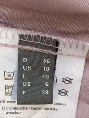 Vorschaubild 4 von Damen Bluse Gr. 36/S Lila Langarm Casual Elegant