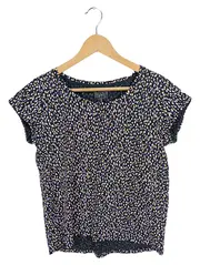 Vorschaubild 1 von Damen T-Shirt Kurzarm Punkte Mehrfarbig Gr. 36/S