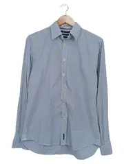 Vorschaubild 1 von Herren Business Hemd gestreift Blau Gr. 46/S Baumwolle