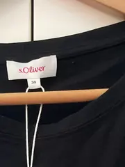 Vorschaubild 6 von Damen Langarmshirt Pailletten-Print Gr. 38 Schwarz Casual