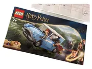 Vorschaubild 1 von Harry Potter Flying Ford Anglia 76424 Bauset Auto Kinder Spielzeug Blau